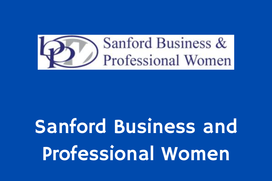 Sanford business and professional woman logo